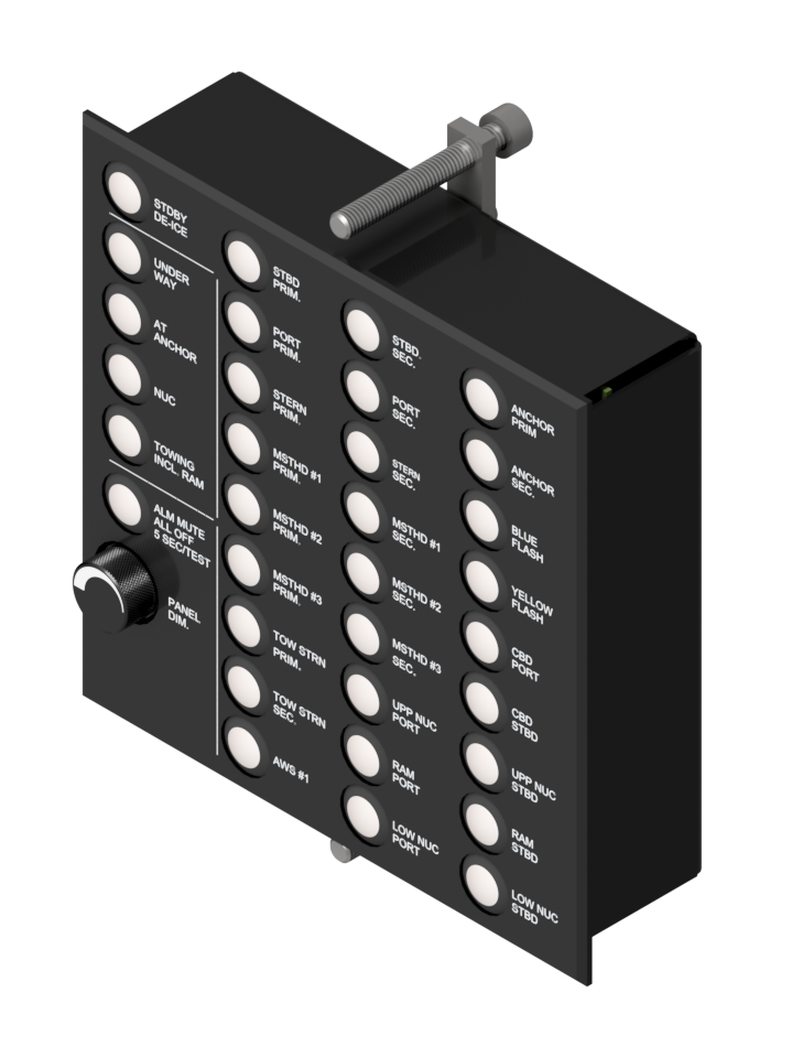 Compact control panel for NLC, 28 channels